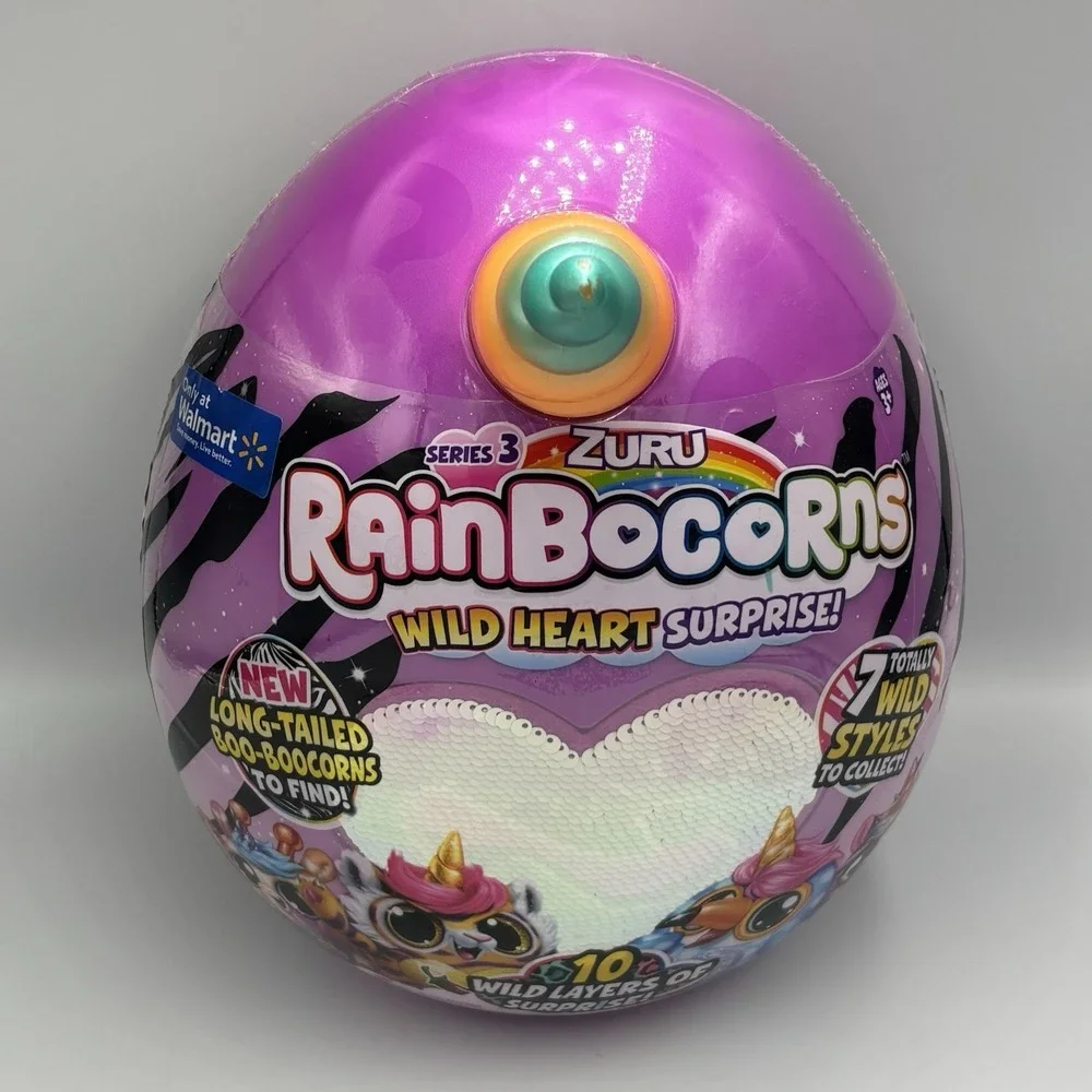 Rainbocorns‎ Wild Heart Surprise Series 3 Zebra Plush by ZURU NEW NIB